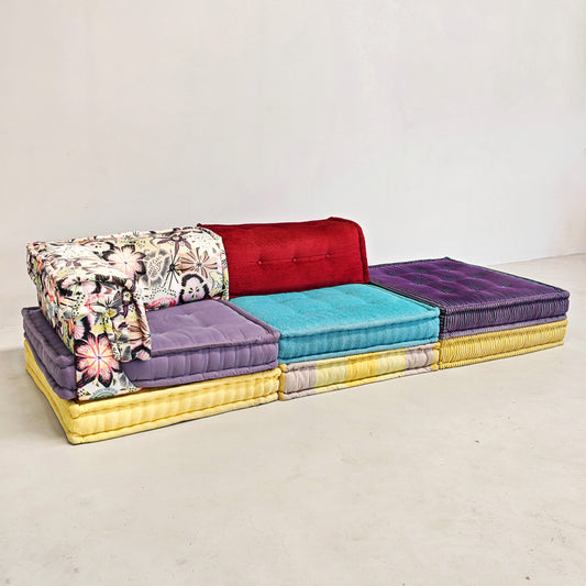 Divano modulare Mah Jong By Missoni, H. Hopfer per Roche Bobois 3 posti