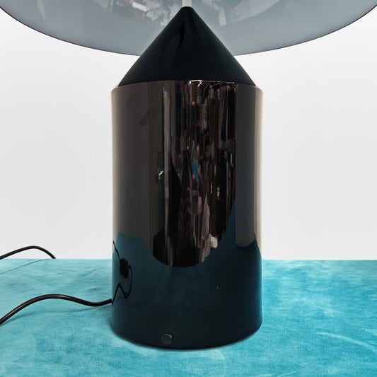 Lampada da tavolo "Atollo" (Grande) Vico Magistretti per Oluce Metallo Nero