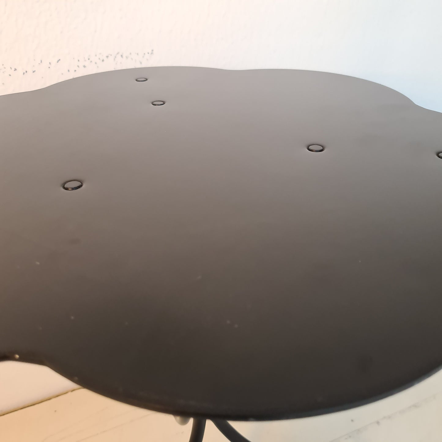 Tavolino bistrot terrazzino Cipango di Emaf Progetti per Zanotta, anni '80