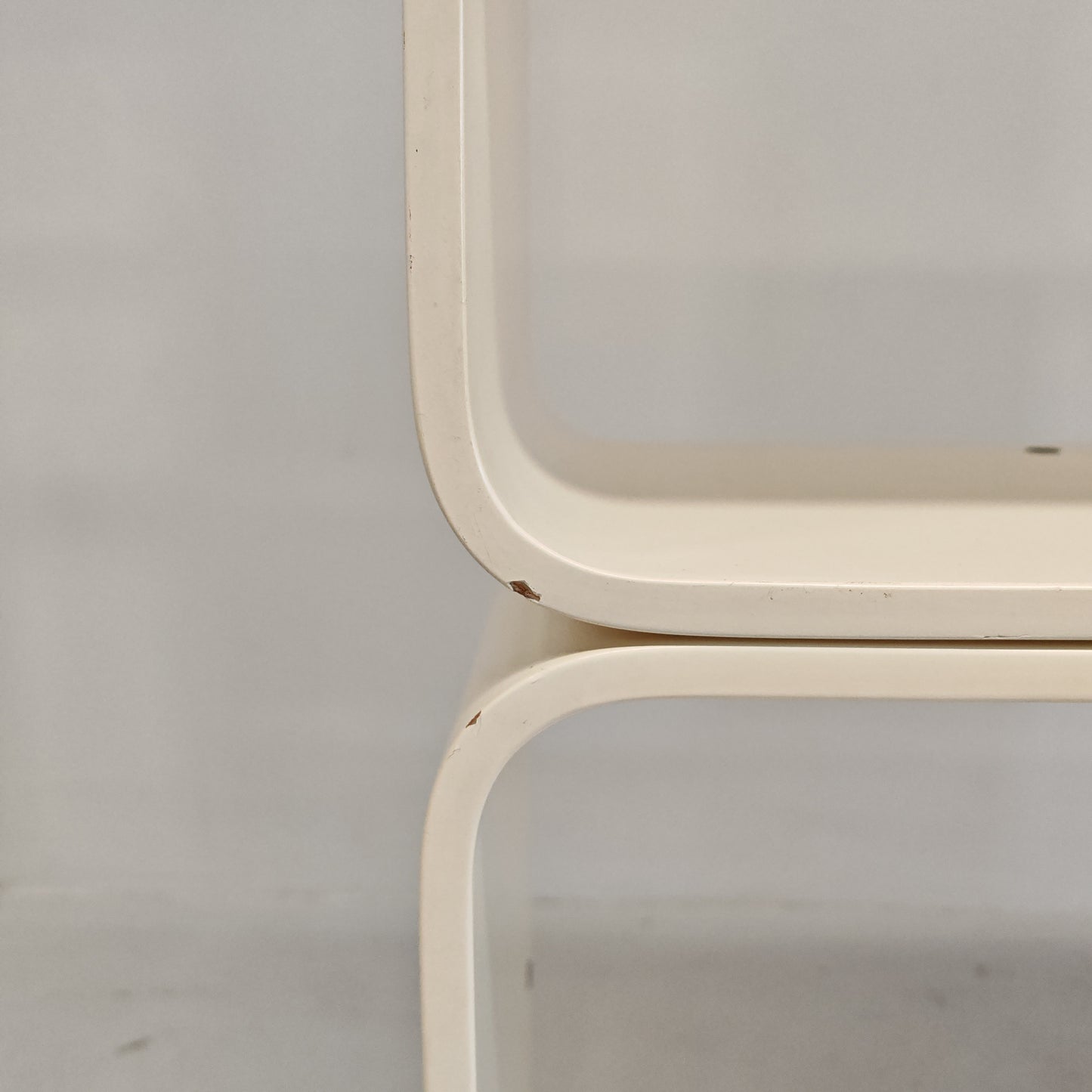 Libreria modulare bianca Carlo De Carli per Fiarm anni 70