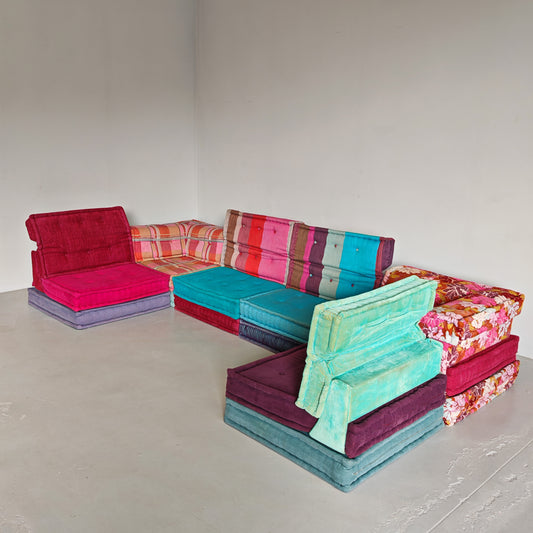 Divano modulare Mah Jong By Missoni, H. Hopfer per Roche Bobois 6 posti