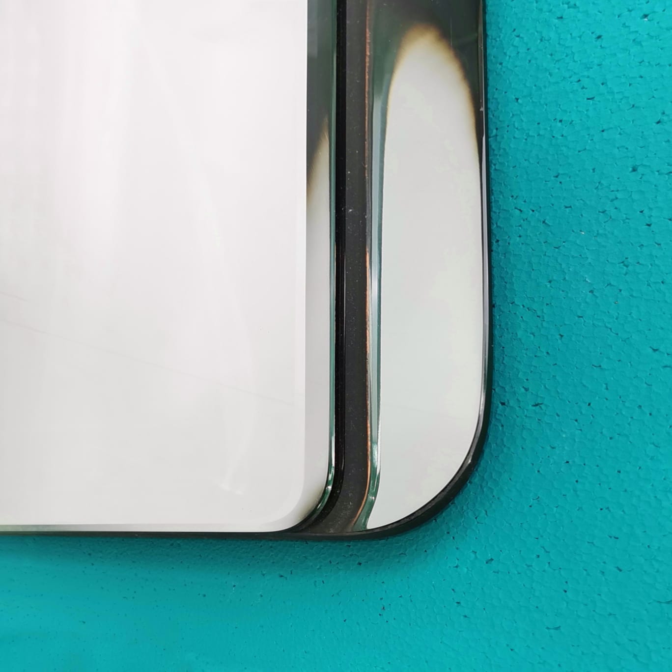 Specchio rettangolare Crystal Art vintage anni 70