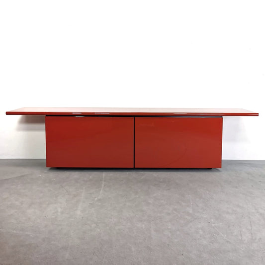 Sideboard Sheraton Acerbis Rosso 1970's