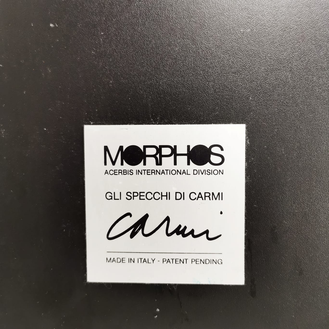 Superspecchio E.Carmi per Acerbis / Morphos 1983