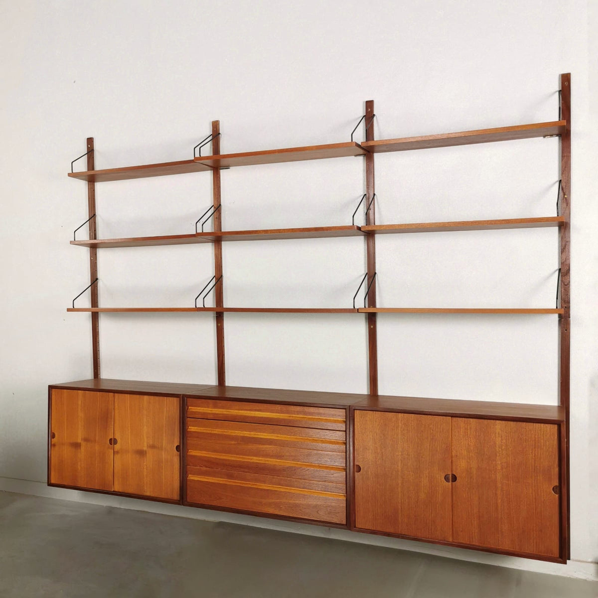 cadovius wall royal system libreria teak anni 50 60