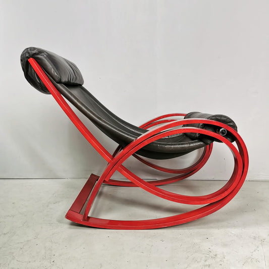 Sgarsul rocking chair, Gae Aulenti for Polronova 1962