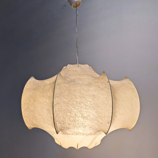 Lampadario cocoon Viscontea, Achille e Pier Giacomo Castiglioni per Flos 1960