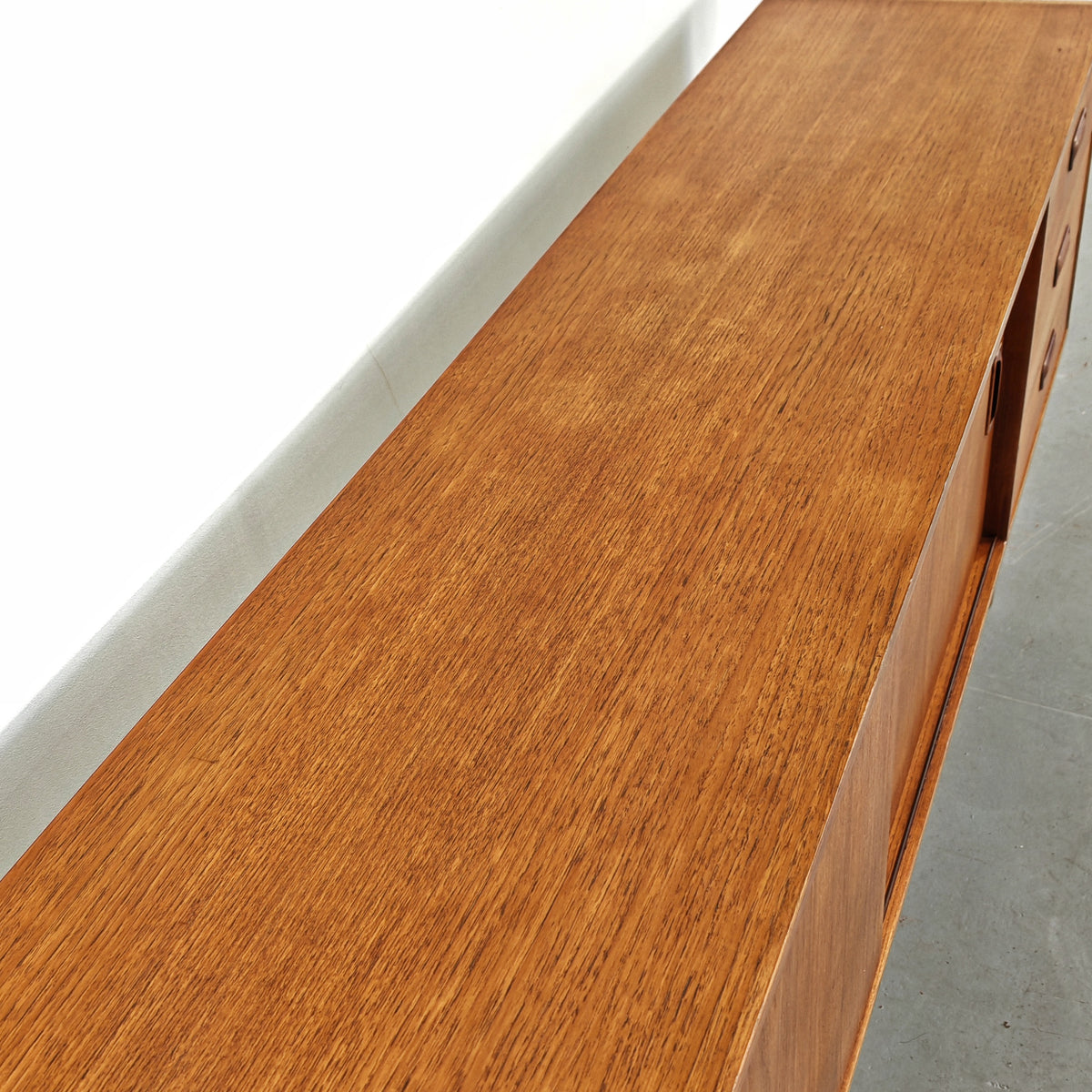 Enfilade scandinave vintage en teck des années 1960