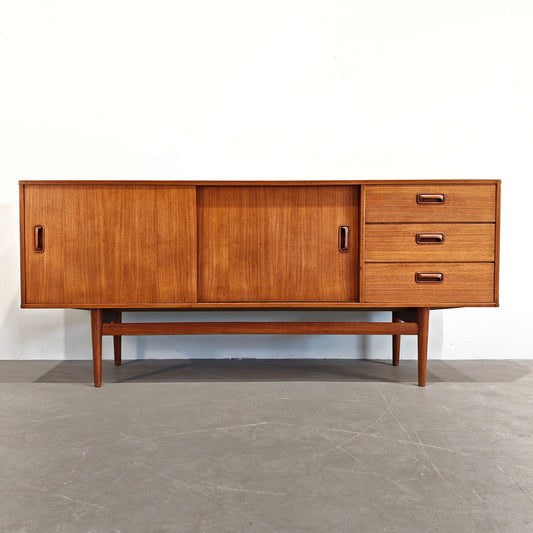 Sideboard credenza scandinava in teak vintage 1960's