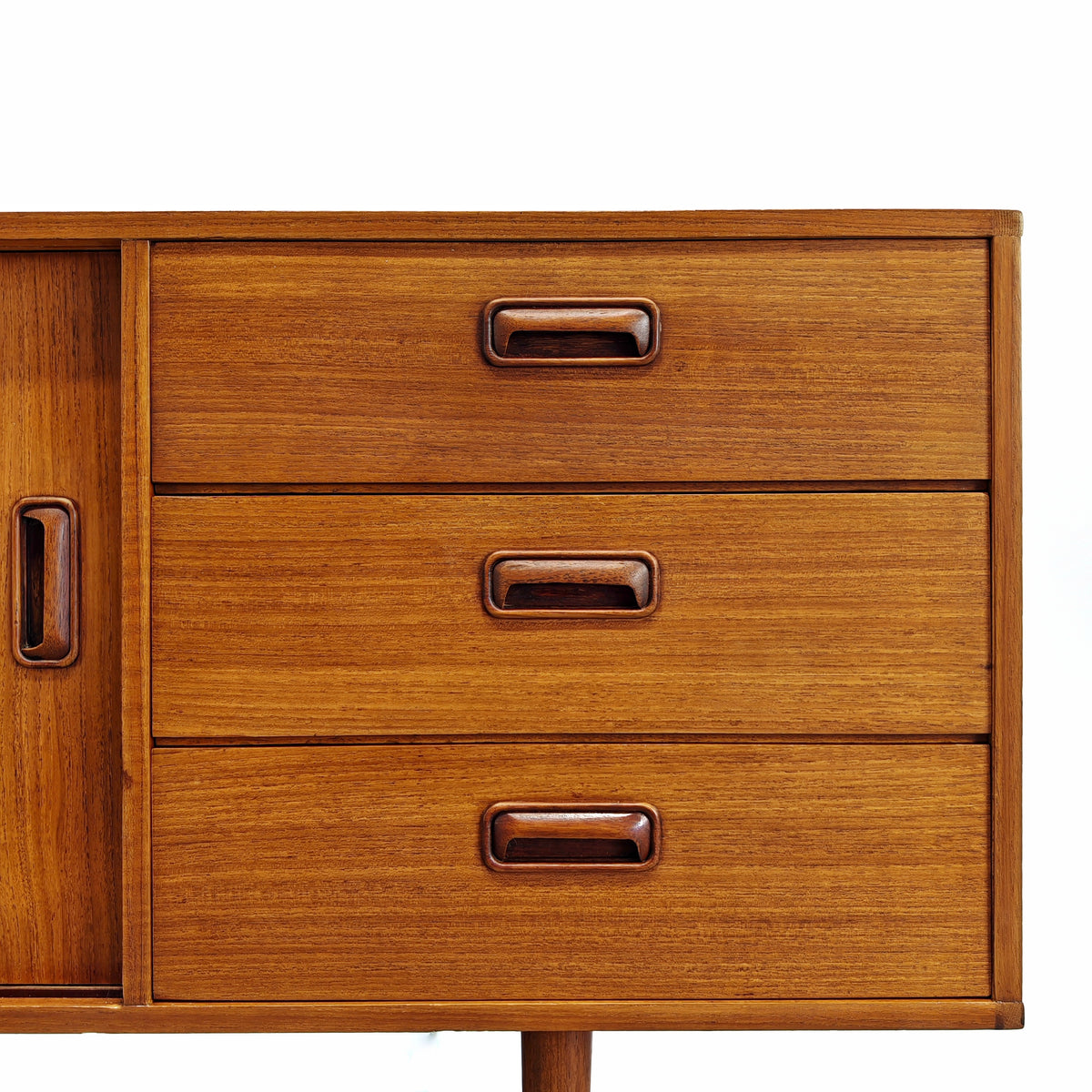 Enfilade scandinave vintage en teck des années 1960