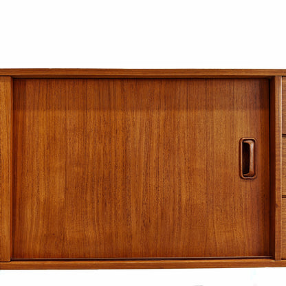 Enfilade scandinave vintage en teck des années 1960