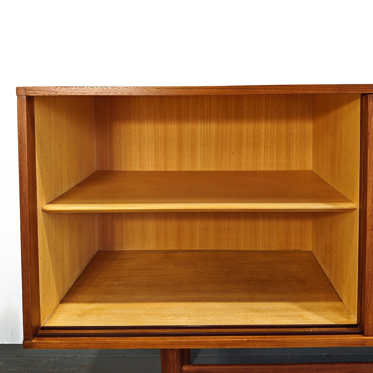 Enfilade scandinave vintage en teck des années 1960