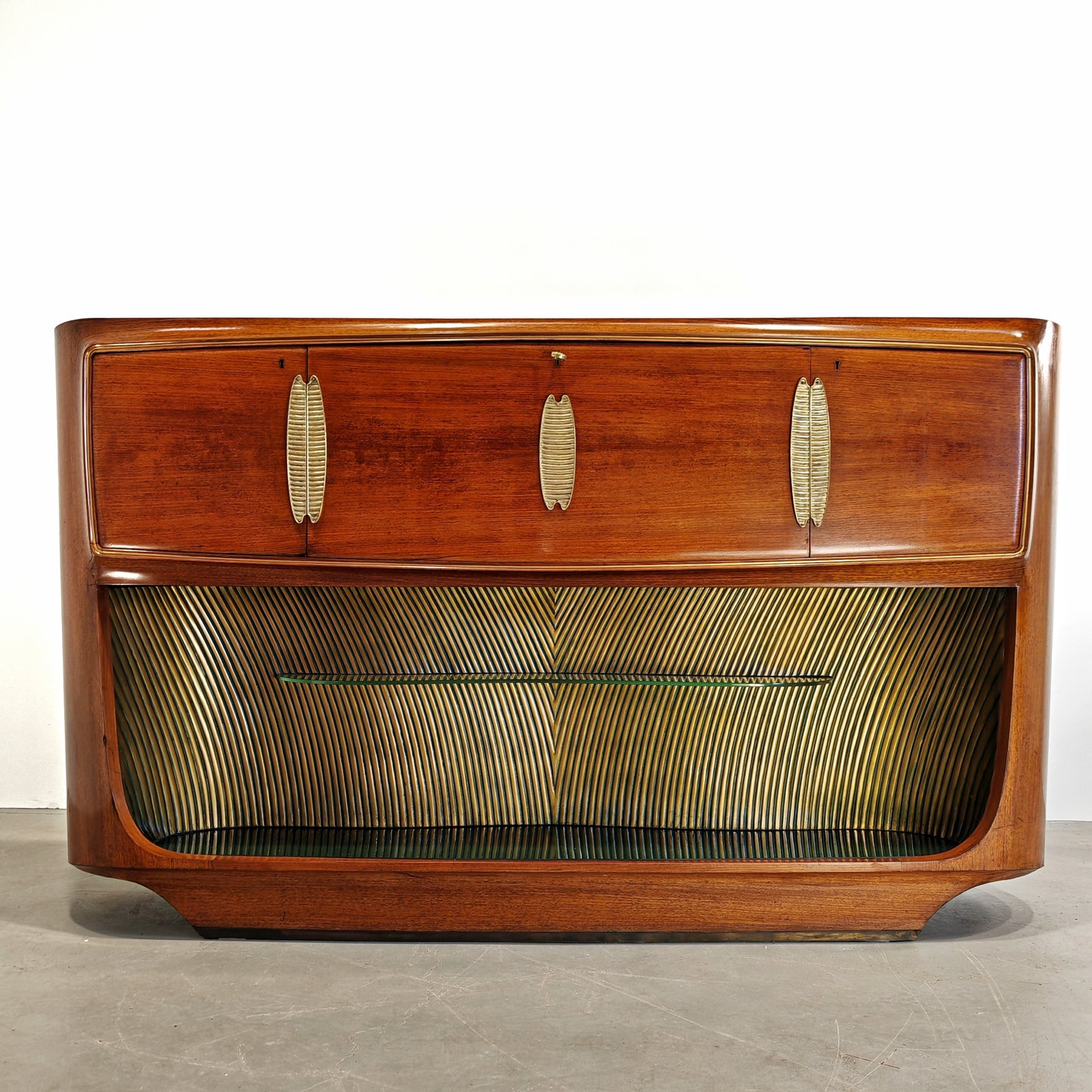 Credenza Mobile Bar in stile Deco di Vittorio Dassi anni 40 50