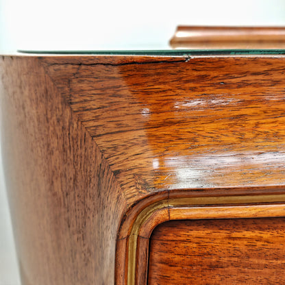 Credenza Mobile Bar in stile Deco di Vittorio Dassi anni 40 50