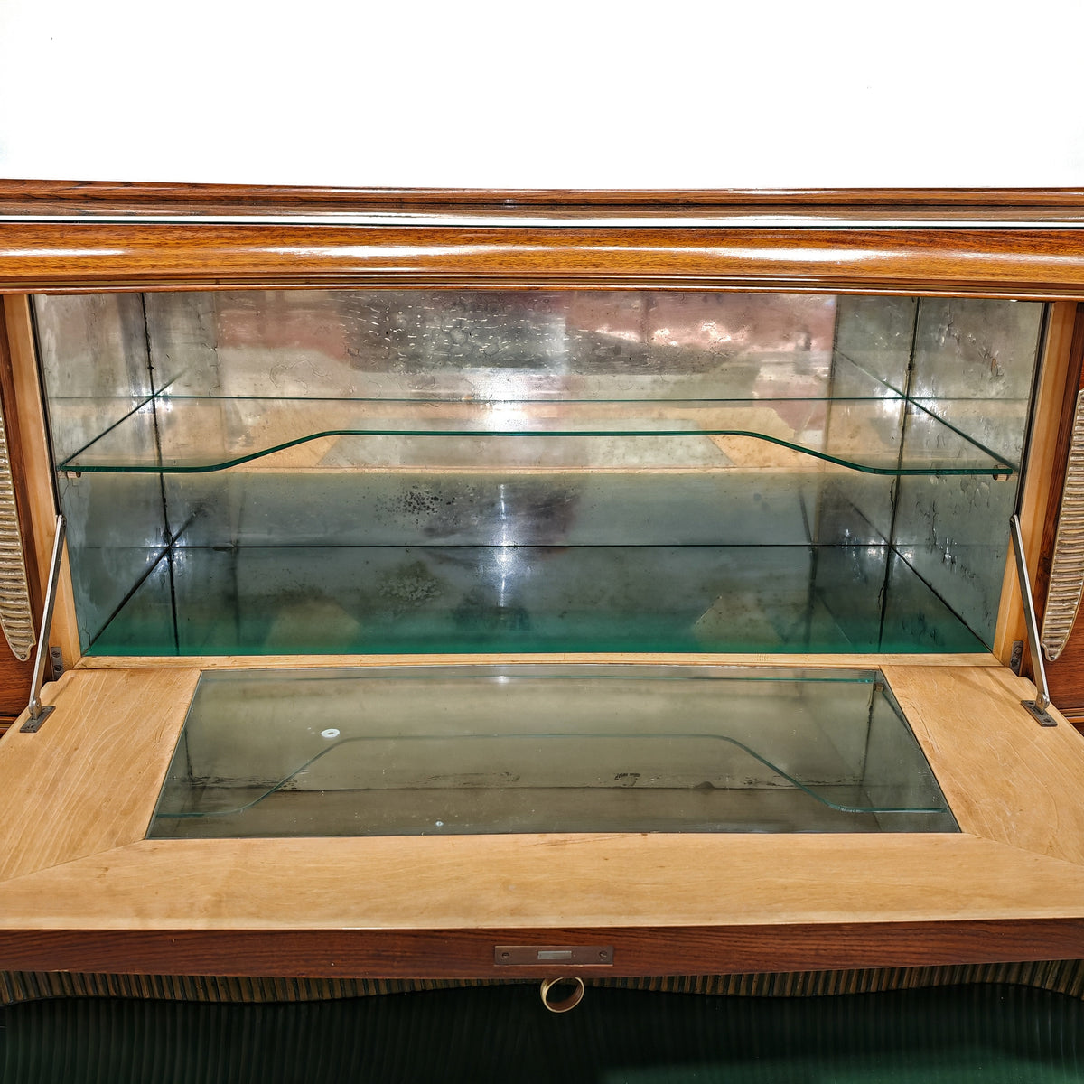 Credenza Mobile Bar in stile Deco di Vittorio Dassi anni 40 50