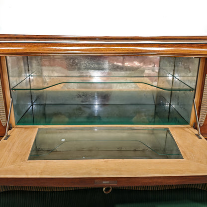 Credenza Mobile Bar in stile Deco di Vittorio Dassi anni 40 50