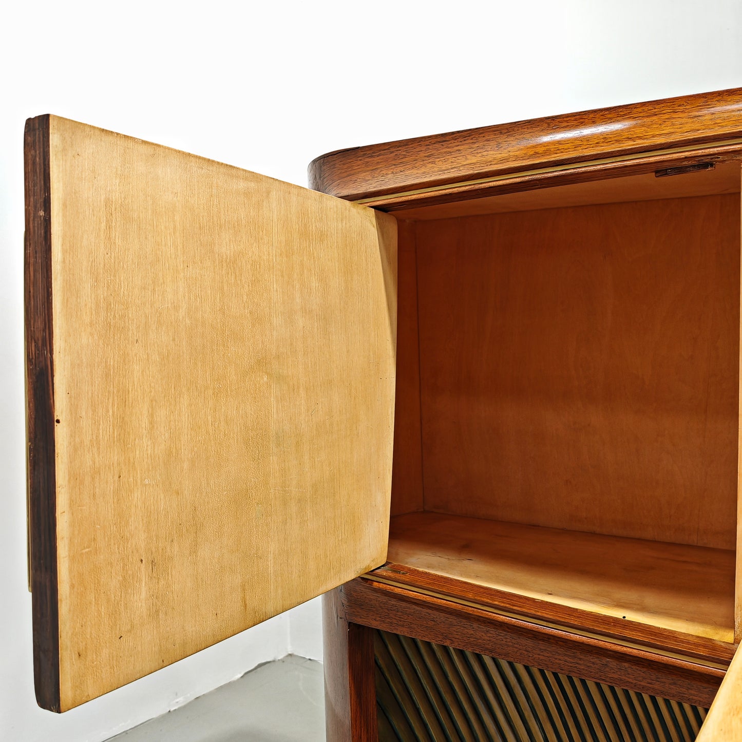 Credenza Mobile Bar in stile Deco di Vittorio Dassi anni 40 50