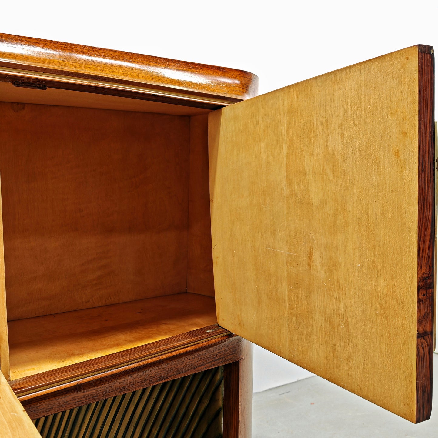 Credenza Mobile Bar in stile Deco di Vittorio Dassi anni 40 50