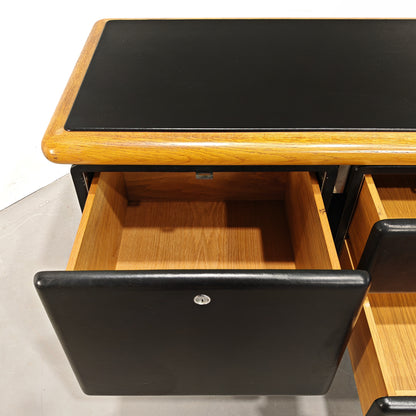 Buffet en cuir Warren Platner pour Knoll, années 1970
