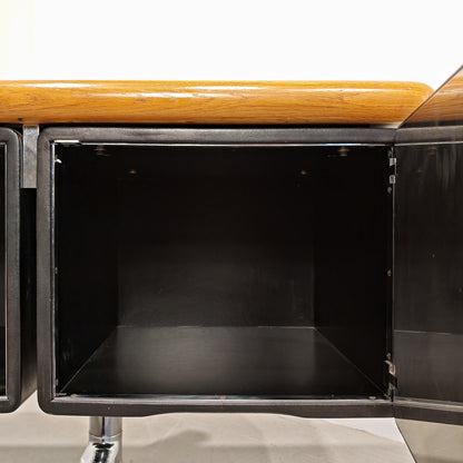 Buffet en cuir Warren Platner pour Knoll, années 1970