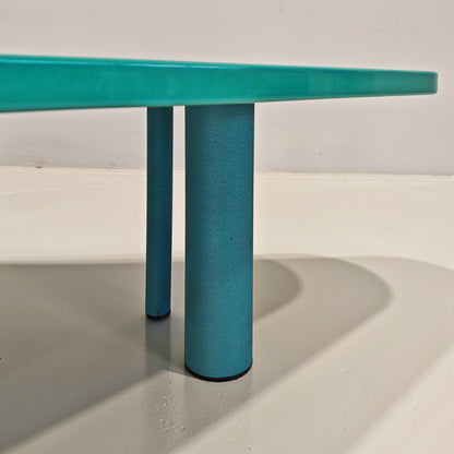 Table basse laquée Saporiti, années 1980