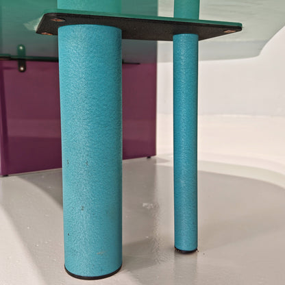 Table basse laquée Saporiti, années 1980
