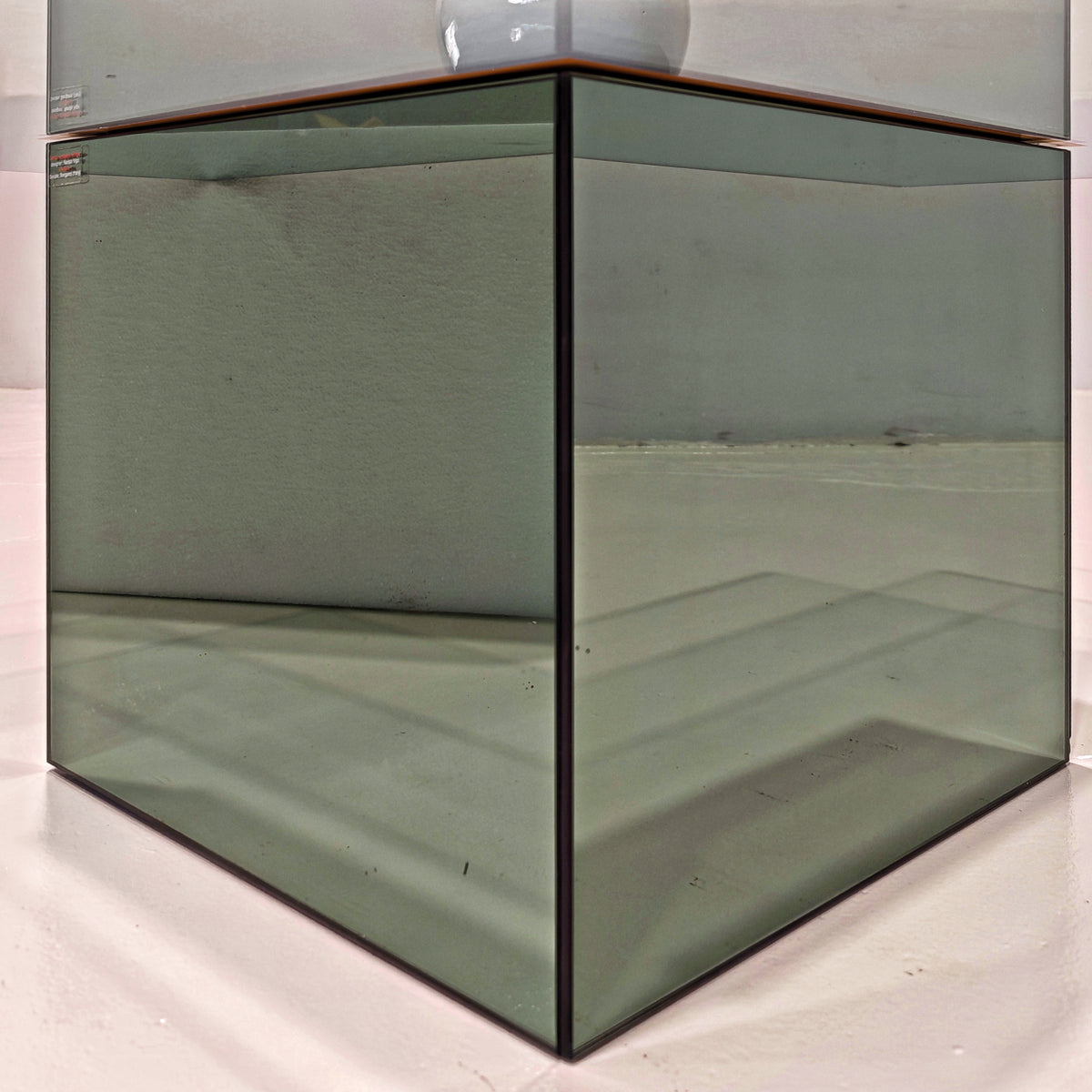 Table basse carrée mod. Blok de Nanda Vigo pour Acerbis, années 1970