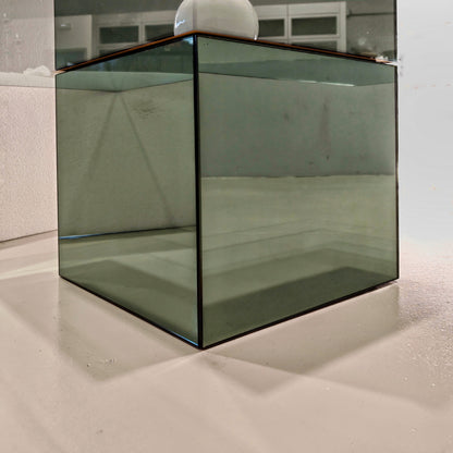 Table basse carrée mod. Blok de Nanda Vigo pour Acerbis, années 1970