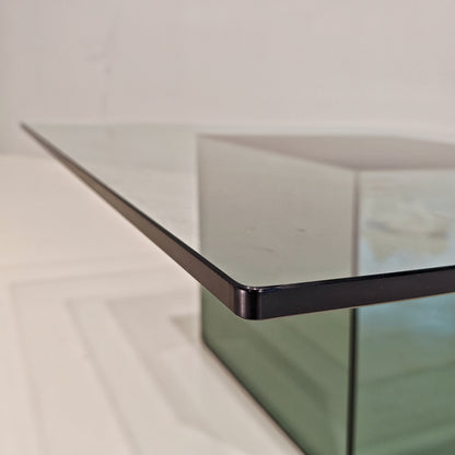 Table basse carrée mod. Blok de Nanda Vigo pour Acerbis, années 1970