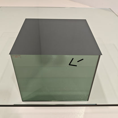 Table basse carrée mod. Blok de Nanda Vigo pour Acerbis, années 1970