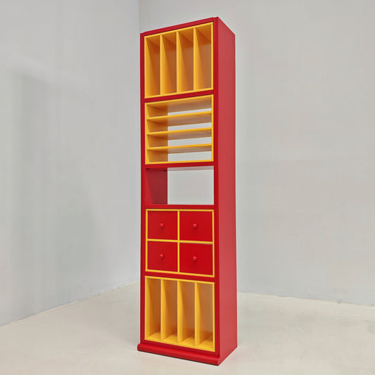 Mobile libreria portavinili laccato anni 80