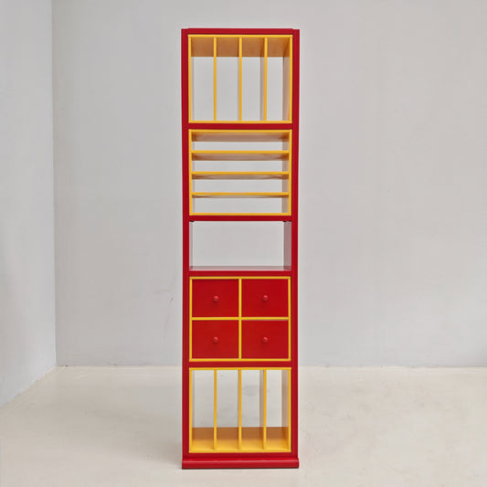 Mobile libreria portavinili laccato anni 80