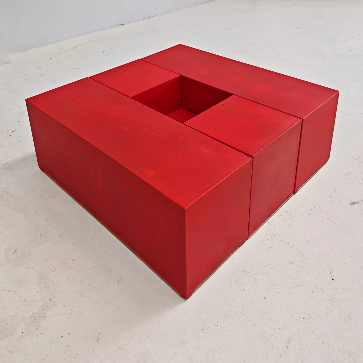 Table basse modulable modèle Scacchi de Mario Bellini pour C&B / B&B années 70
