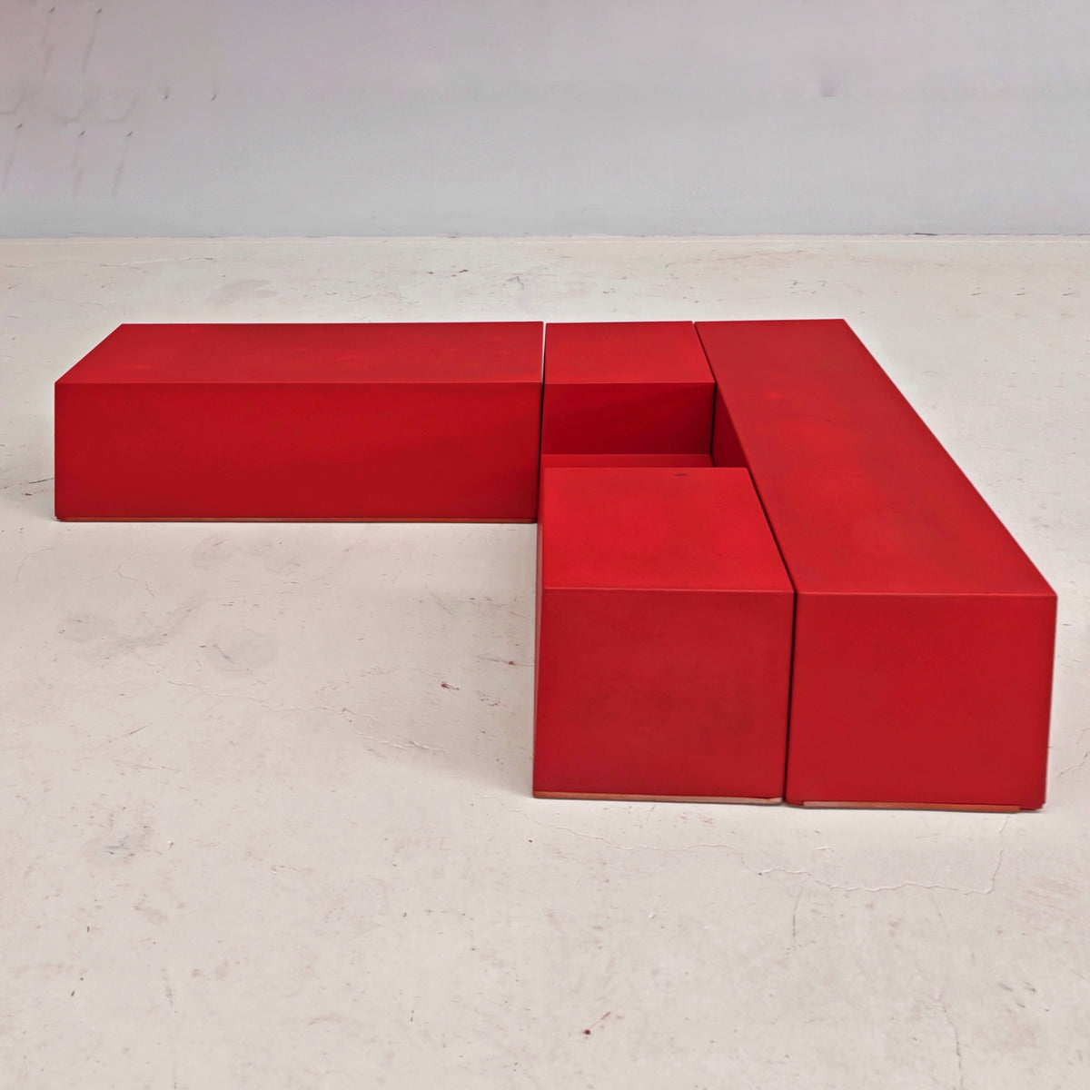 Table basse modulable modèle Scacchi de Mario Bellini pour C&B / B&B années 70
