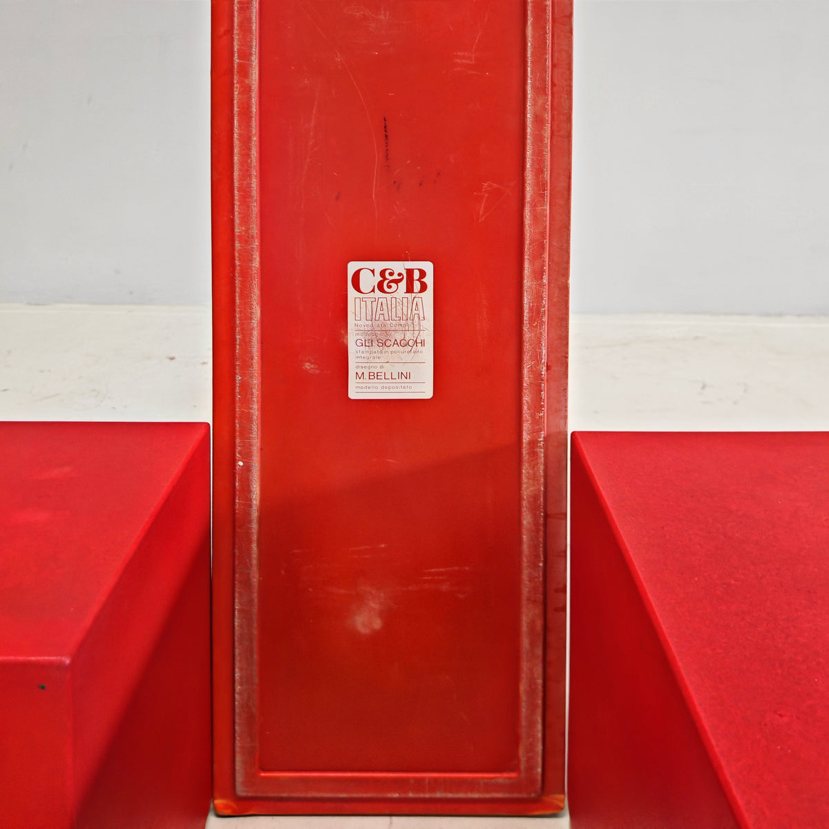Table basse modulable modèle Scacchi de Mario Bellini pour C&B / B&B années 70