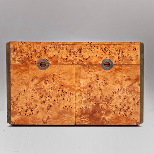 Credenza in Radica Willy Rizzo per Mario Sabot