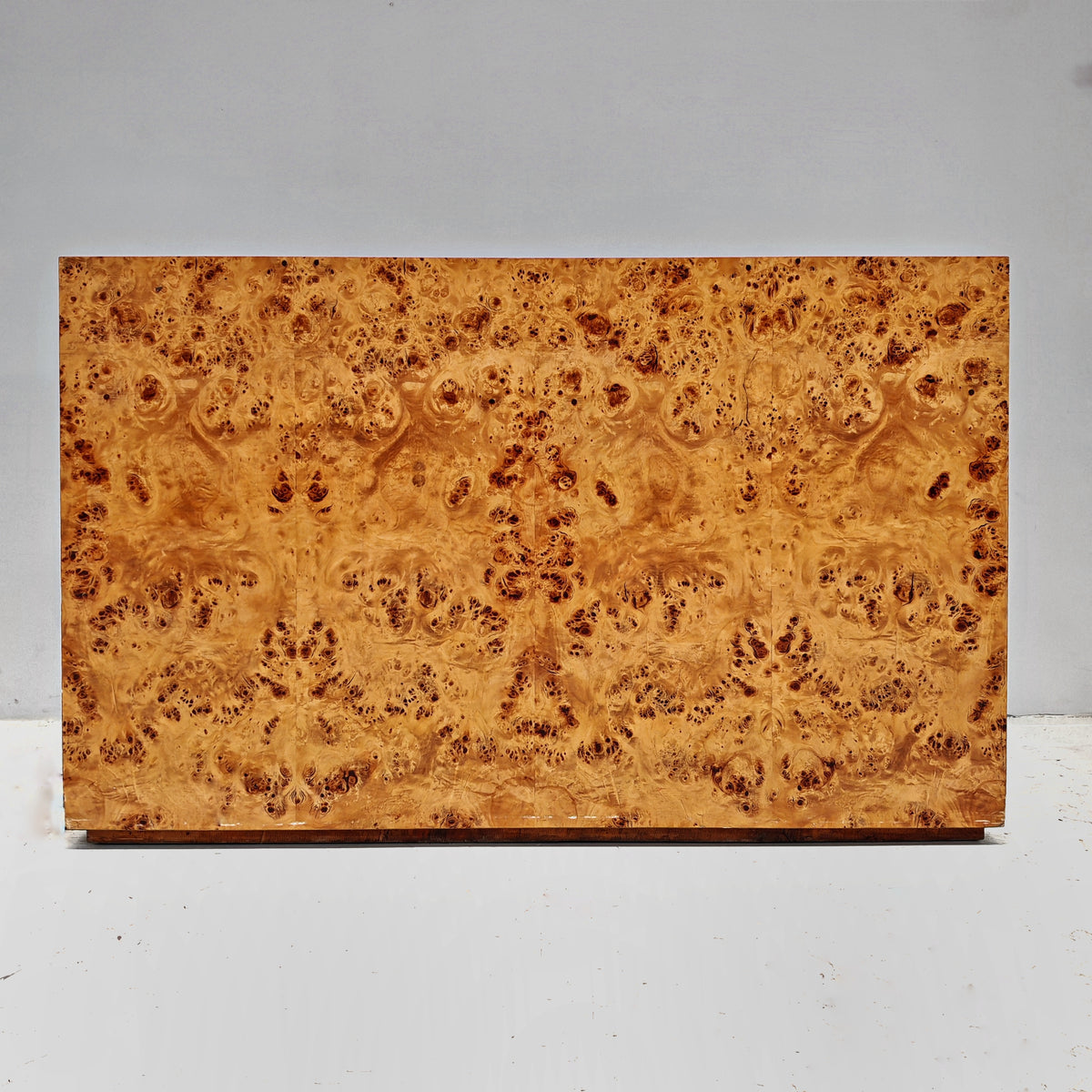 Buffet en ronce de bois Willy Rizzo pour Mario Sabot