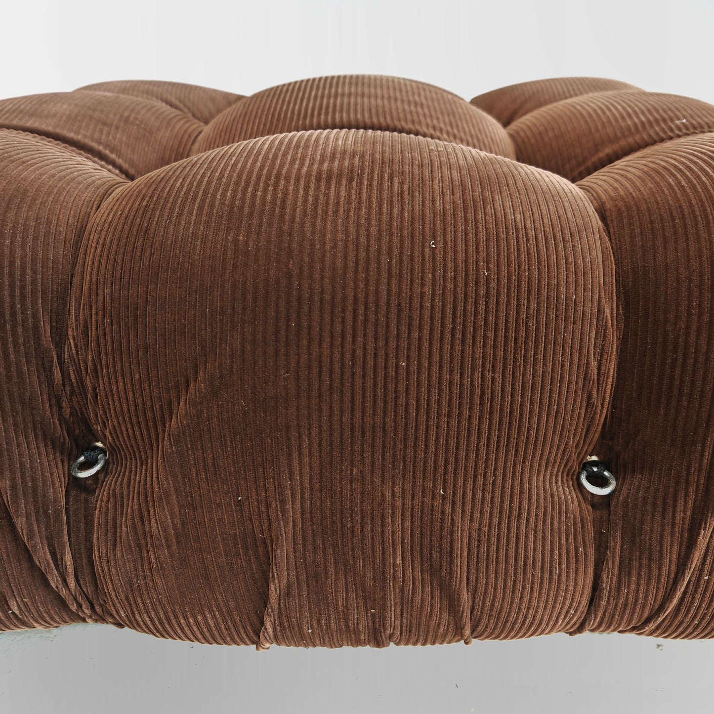 Pouf Camaleonda Velluto marrone Mario Bellini per B&B Italia anni 70