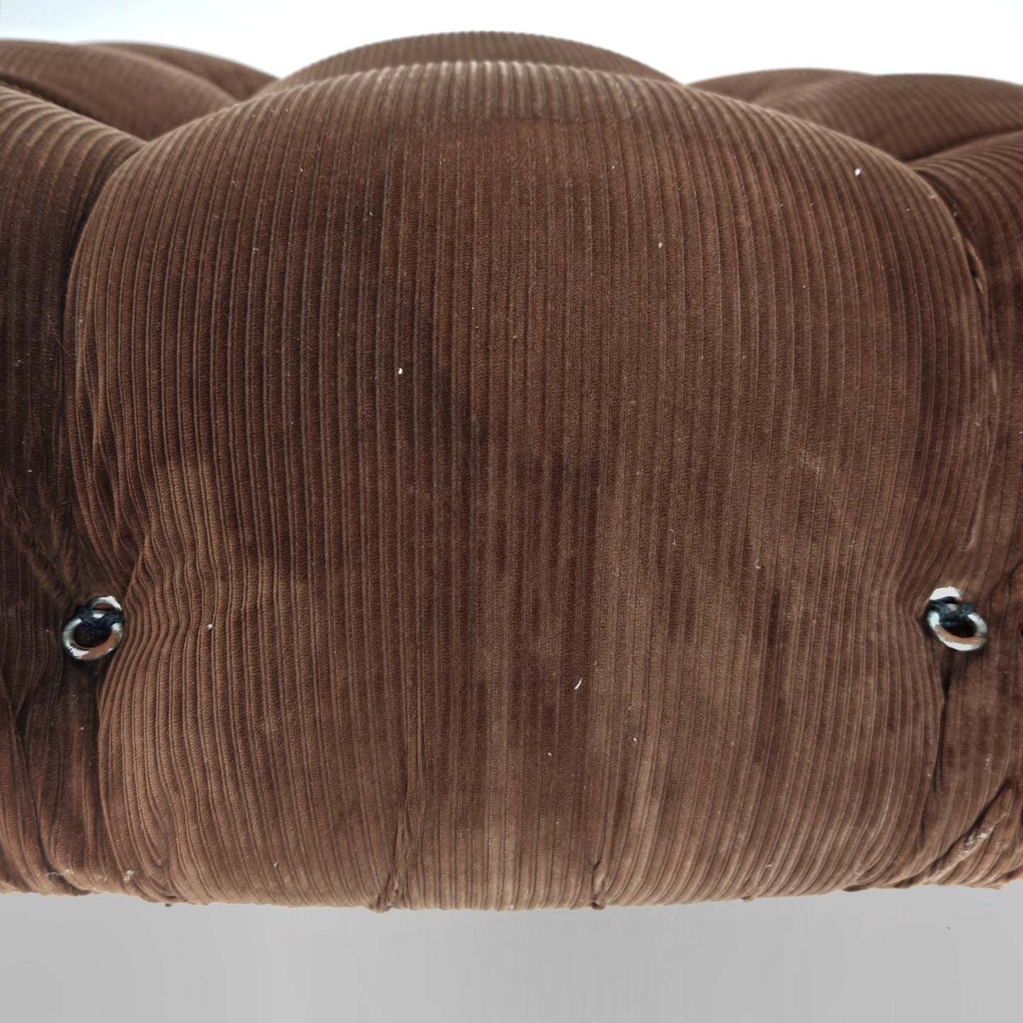 Pouf Camaleonda Velluto marrone Mario Bellini per B&B Italia anni 70