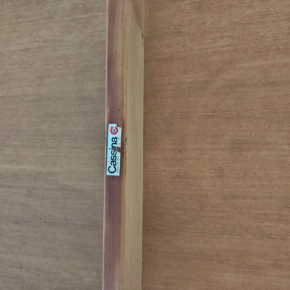 Tavolo rettangolare 6 posti in legno, design anni 70 mod. 781, Vico Magistretti per Cassina
