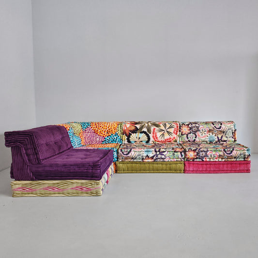 Divano modulare Mah Jong By Missoni, Hans Hopfer per Roche Bobois.