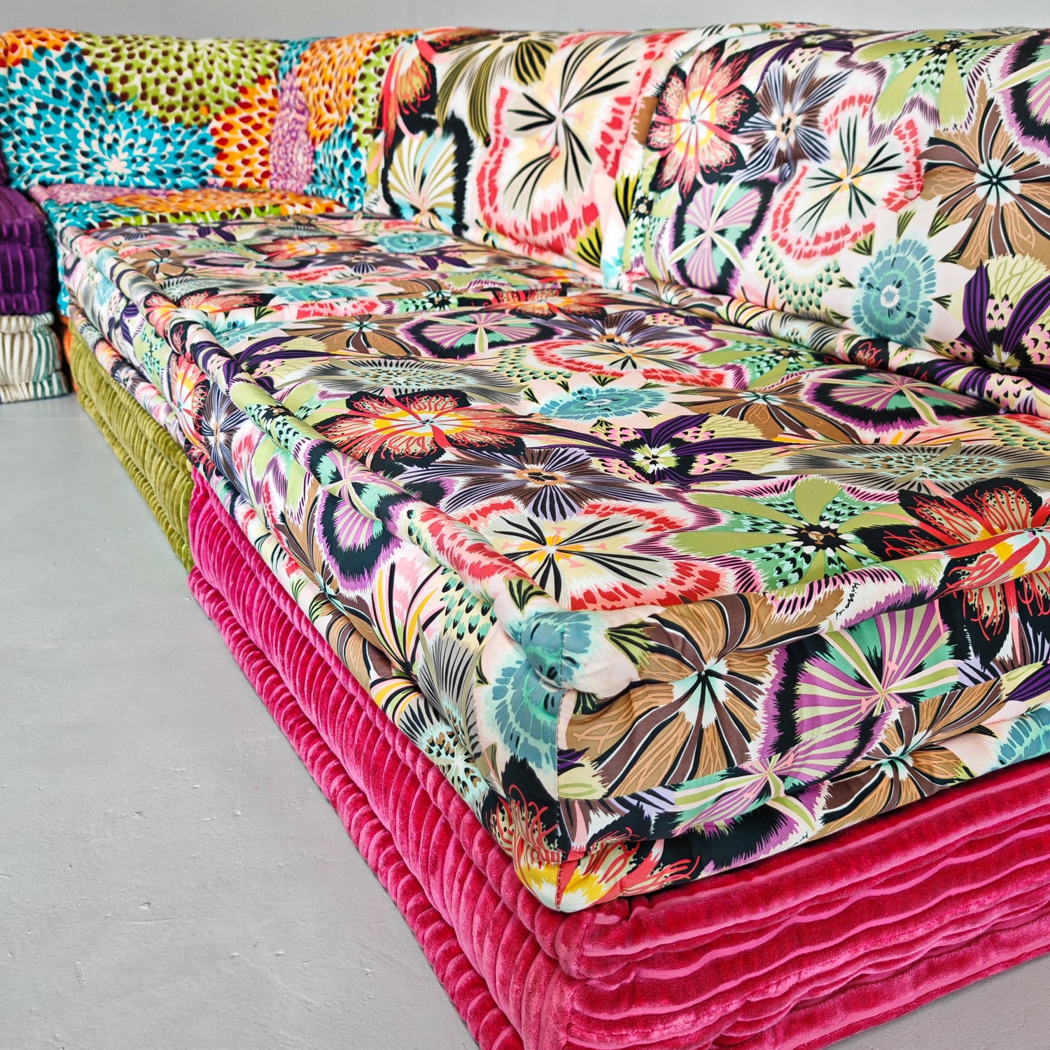 Divano modulare Mah Jong By Missoni, Hans Hopfer per Roche Bobois