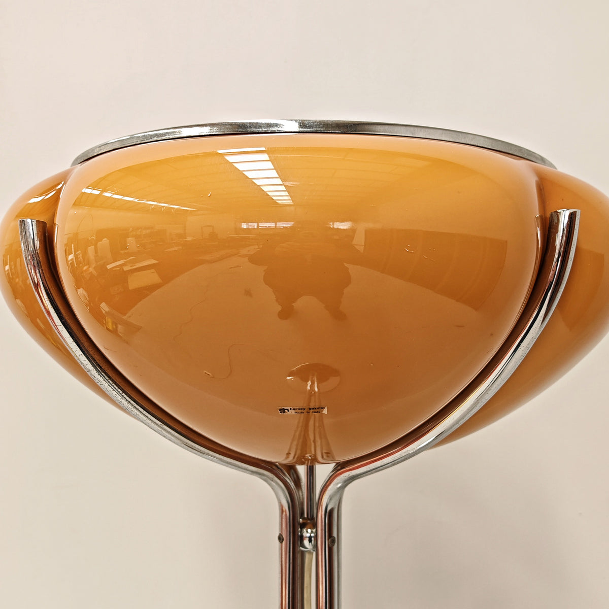 Lampada da terra "Quadrifoglio" Gae Aulenti per Guzzini anni 70