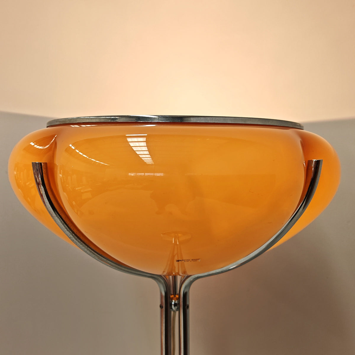 Lampada da terra "Quadrifoglio" Gae Aulenti per Guzzini anni 70