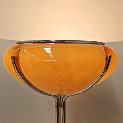Lampada da terra "Quadrifoglio" Gae Aulenti per Guzzini anni 70