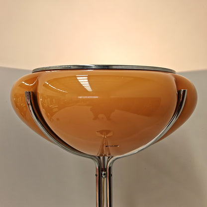 Lampada da terra "Quadrifoglio" Gae Aulenti per Guzzini anni 70