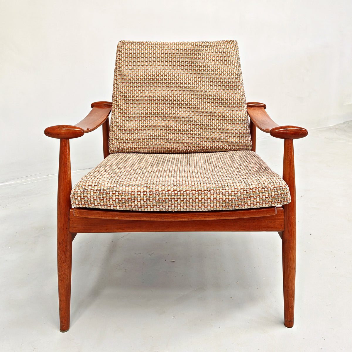 Fauteuil lounge danois modèle « Spade » FD 133 de Finn Juhl pour France & Son, années 60
