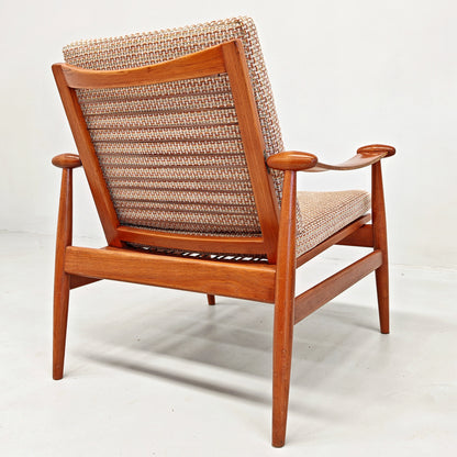 Fauteuil lounge danois modèle « Spade » FD 133 de Finn Juhl pour France & Son, années 60