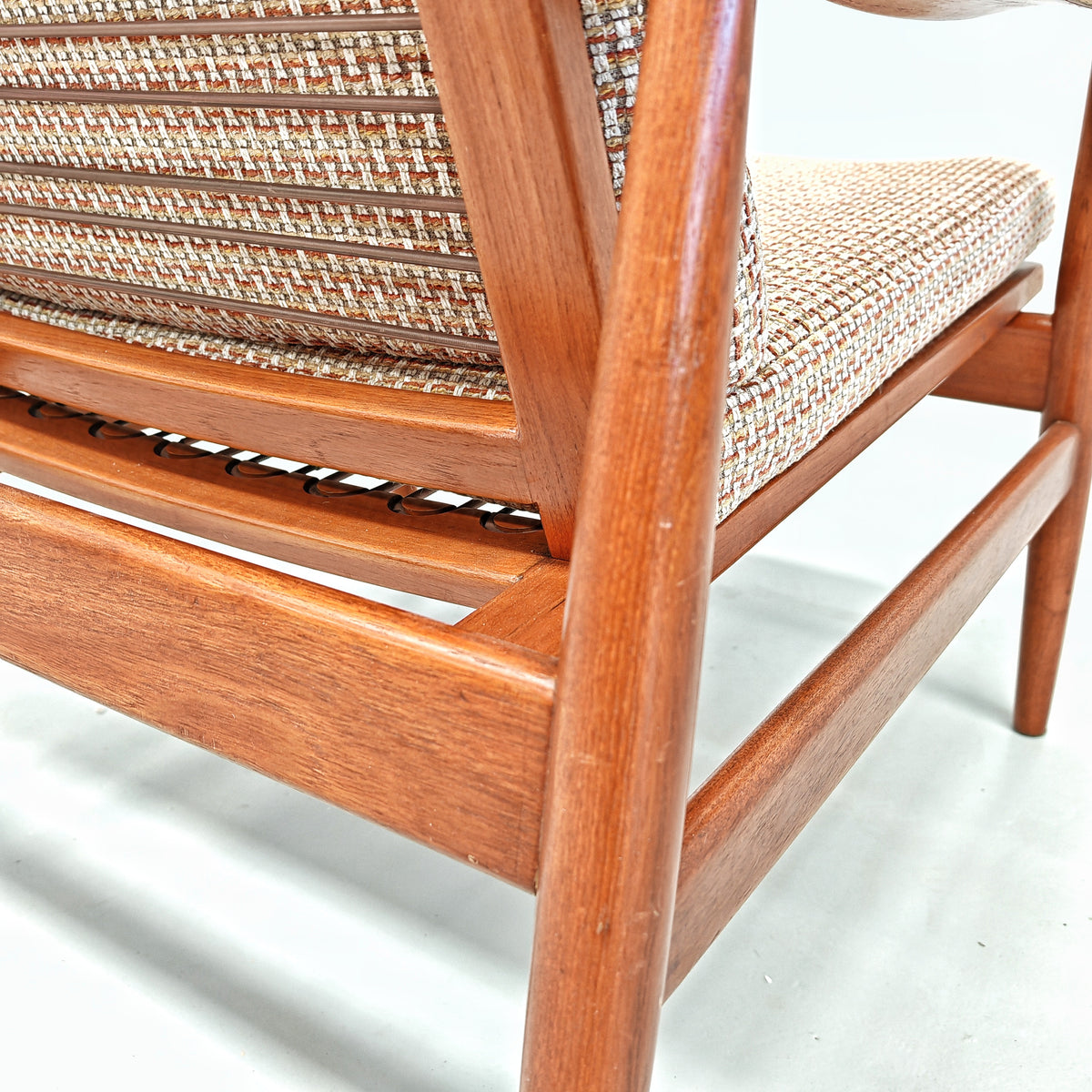 Fauteuil lounge danois modèle « Spade » FD 133 de Finn Juhl pour France & Son, années 60