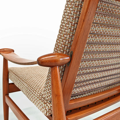 Fauteuil lounge danois modèle « Spade » FD 133 de Finn Juhl pour France & Son, années 60